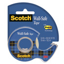 Tama klejca SCOTCH® Wall-Safe, bezpieczna dla cian, na podajniku, 19mm, 16,5m, transparentna