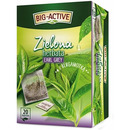 Herbata BIG-ACTIVE zielona (20 torebek) EARL GREY z bergamotk 20tx1.5g