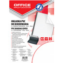Okadki do bindowania OFFICE PRODUCTS, PVC, A4, 200mikr., 100szt., transparentne