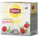 Herbata LIPTON PIRAMID (20 torebek) biaa z aromatem malina Raspberry