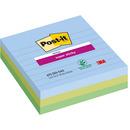 Karteczki samoprzylepne Post-it® Super Sticky XL, OASIS, w lini, 101x101mm, 3x70 kart.