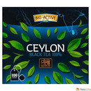 Herbata BIG-ACTIVE PURE CEYLON, 100 torebek x2g z zawieszk czarna