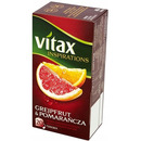 Herbata VITAX INSPIRATIONS (20 torebek*2g) GREJPFUT&POMARACZA zawieszka