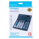 Kalkulator biurowy DONAU TECH OFFICE, 14-cyfr. wywietlacz, wym. 201x155x35mm, czarny