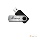 Pami Pendrive MediaRange 8GB USB 2.0, obracany, srebrno-czarny, MR908