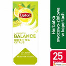 Herbata LIPTON BALANCE Green Tea Citrus (25 kopert fol.)
