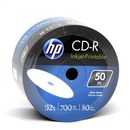 HP CD-R | 700MB | x52 | cake/ 50 WHITE FF  InkJet Printable