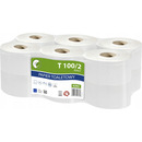 Papier toaletowy biay 100m 2w (12sztuk) makulatura ELLIS Ecoline 6262